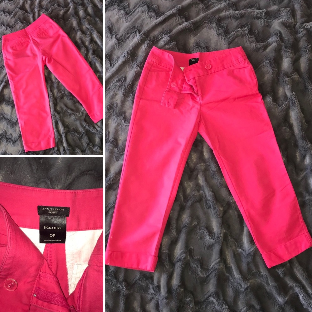 Ann Taylor Signature cropped pant